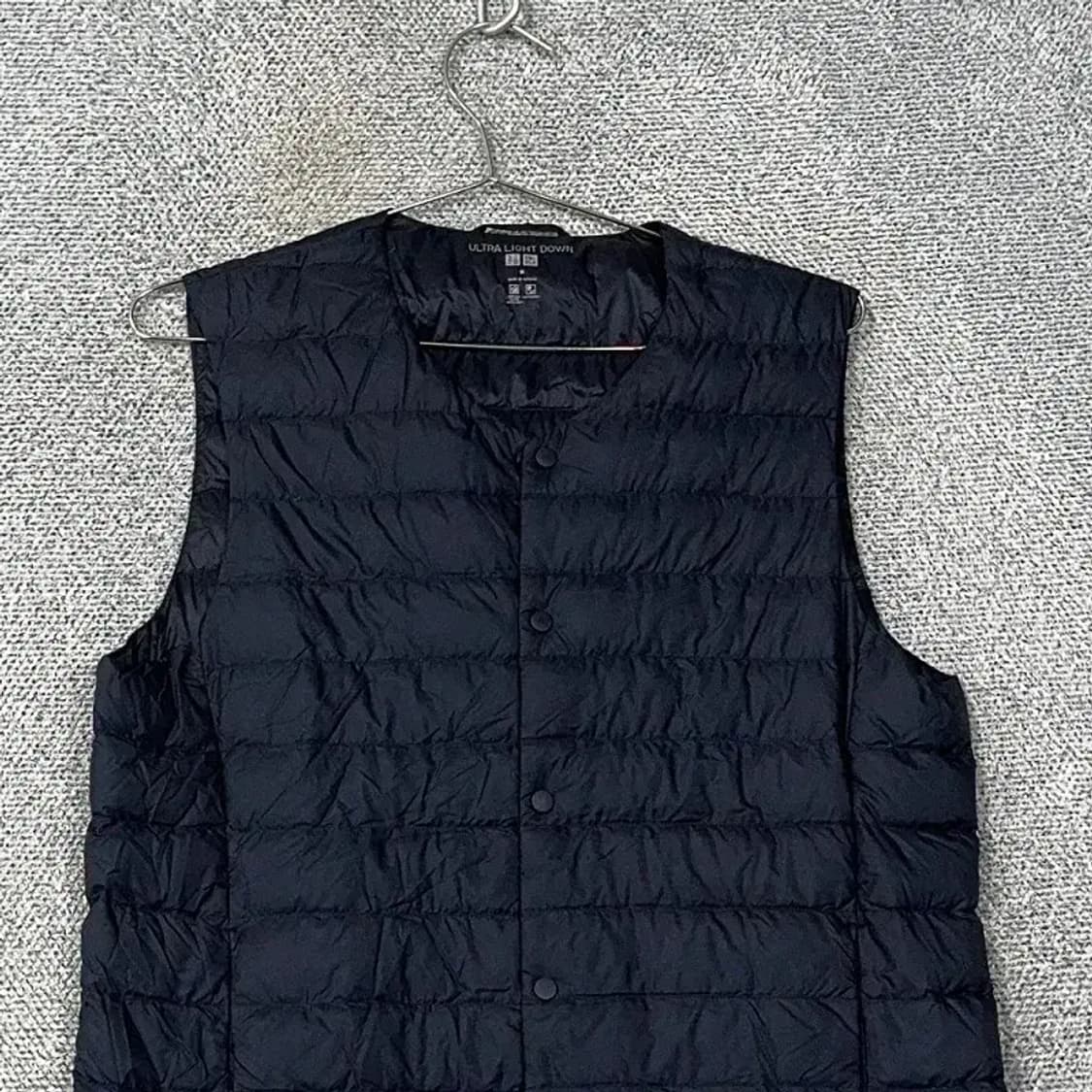 유니클로 네이비 조끼 패딩 M 상품이미지3