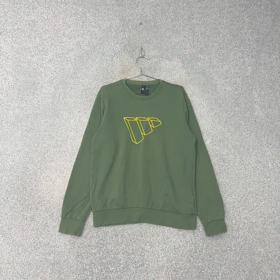 아디다스 프린팅 카키 빈티지 맨투맨 XL 상품이미지1