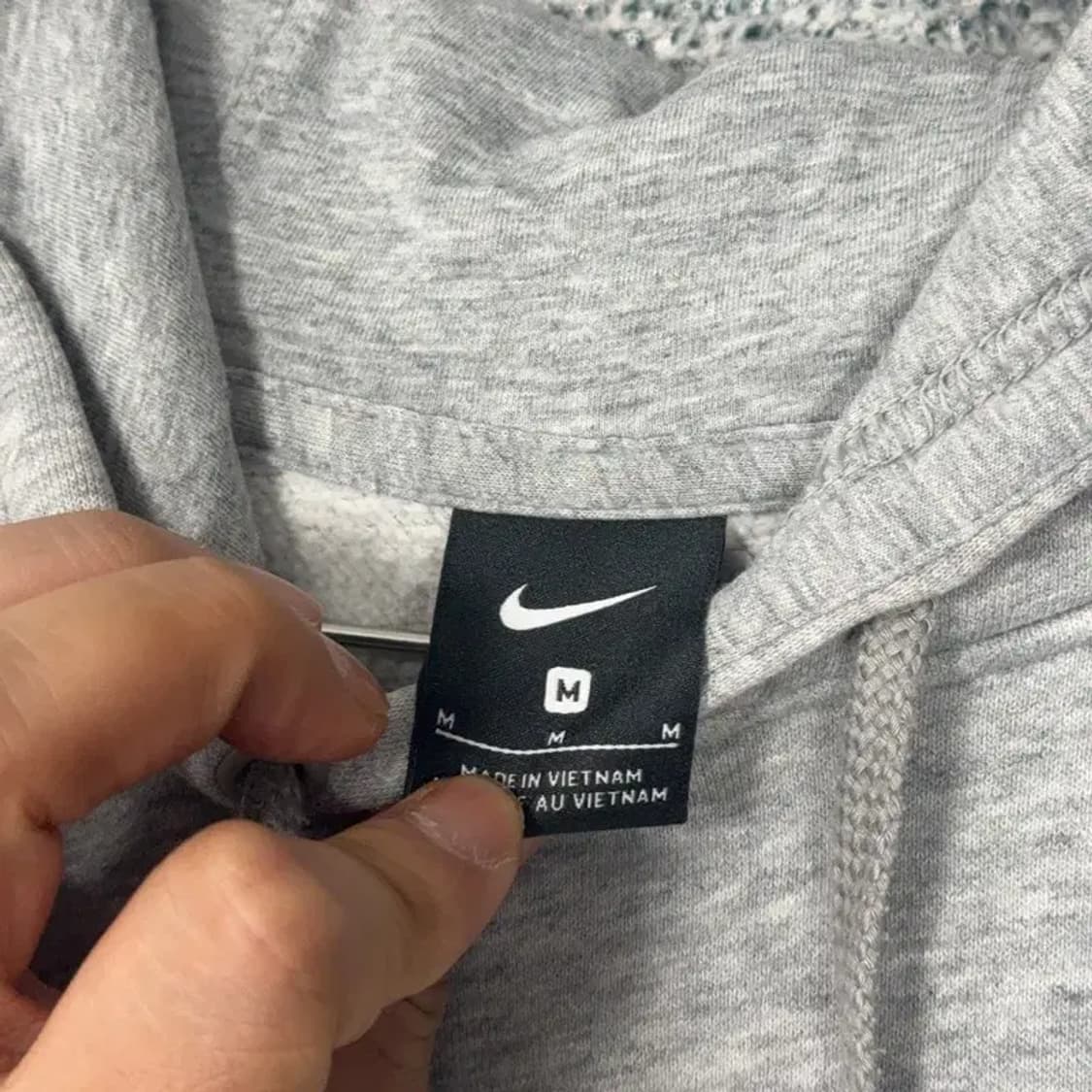나이키 라이트 그레이 로고 스우시 캐주얼 후드티 M 상품이미지3