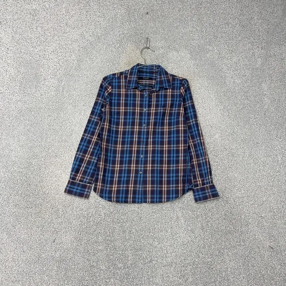 빈폴 여성 캐주얼 블루 체크 셔츠 남방 95 상품이미지1