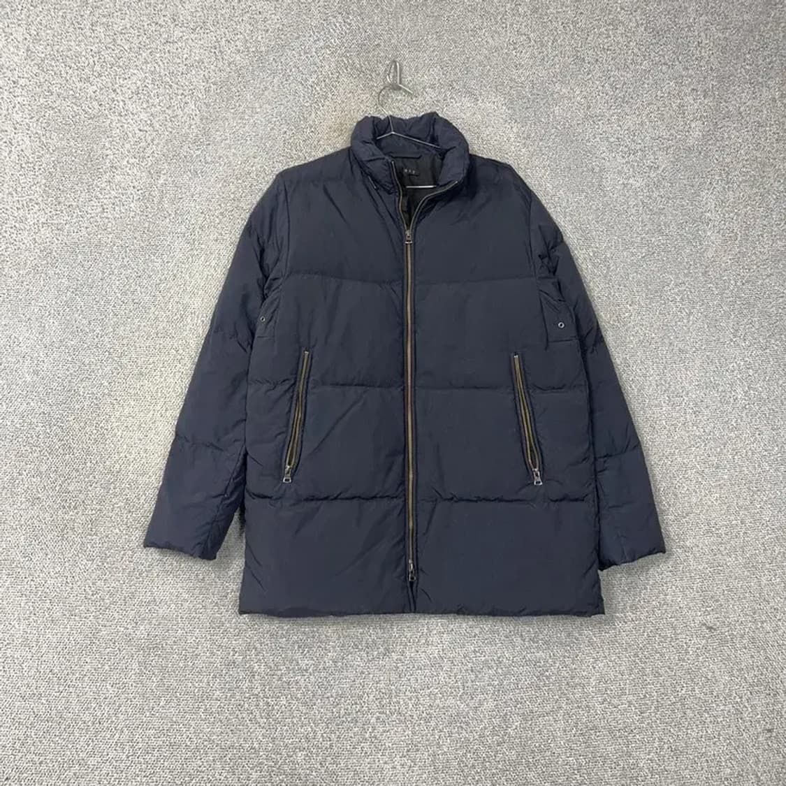 띠어리 남성 캐주얼 네이비 덕다운 패딩 점퍼 S 상품이미지1