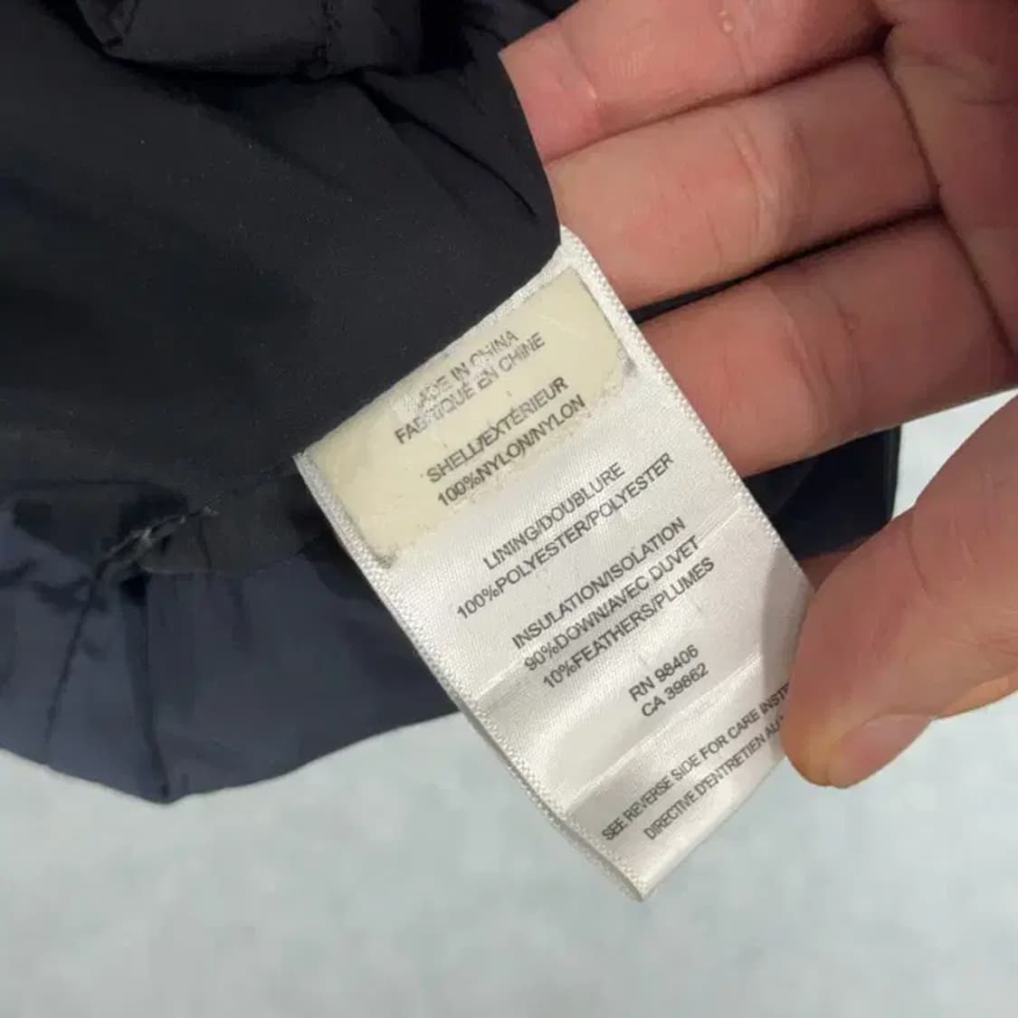 띠어리 남성 캐주얼 네이비 덕다운 패딩 점퍼 S 상품이미지4