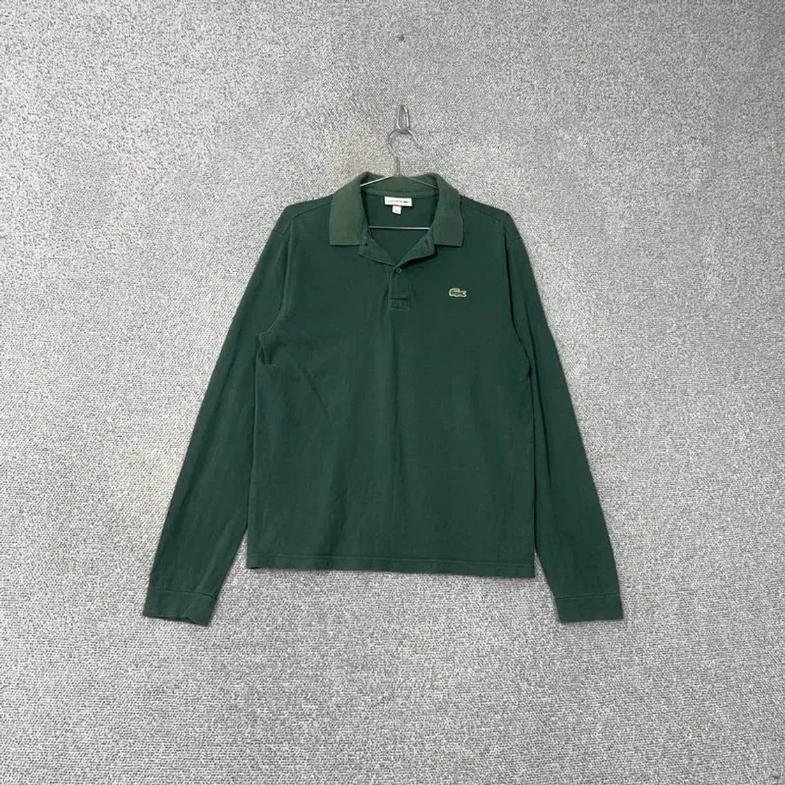 라코스테 로고 그린 긴팔 카라티 M 상품이미지1