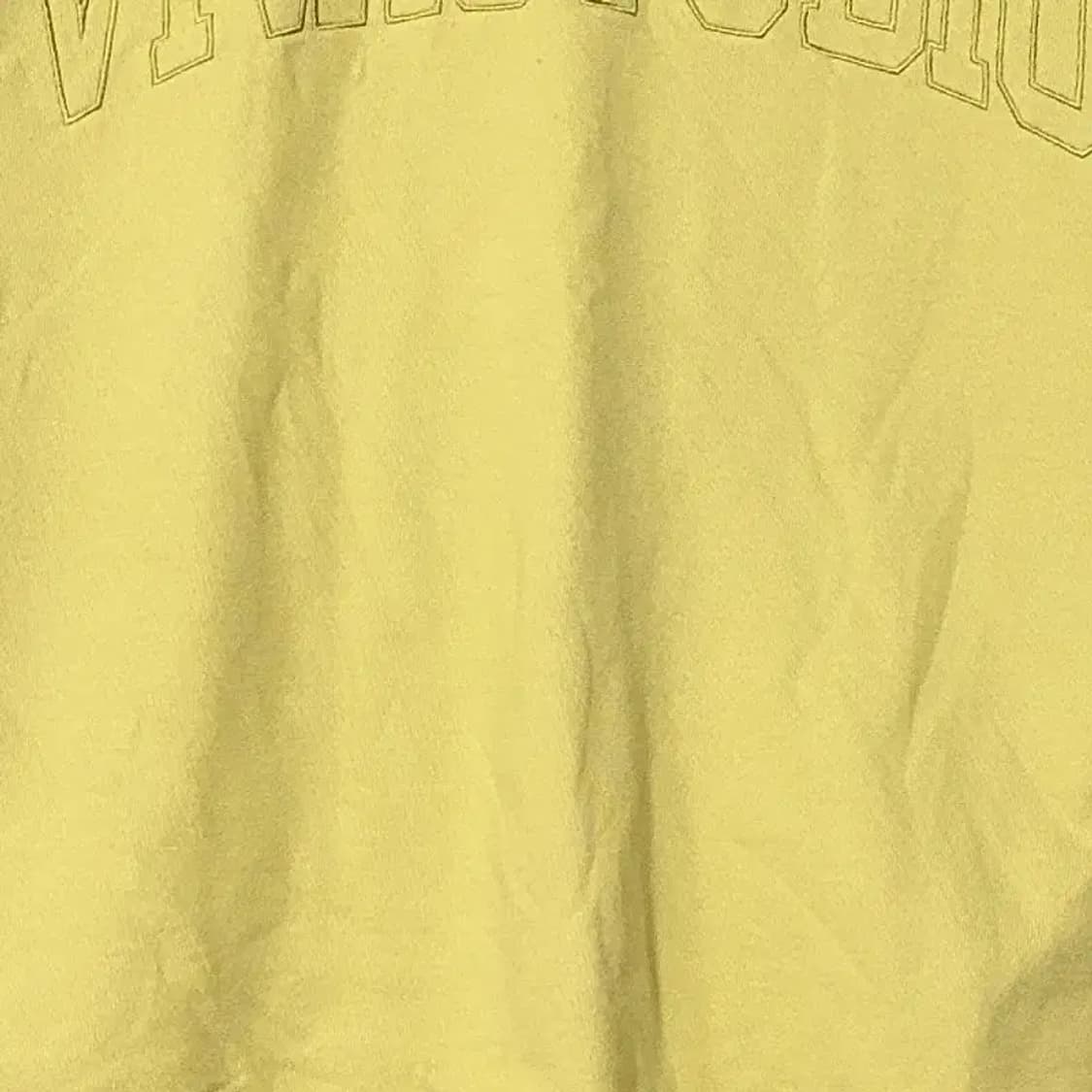 비바스튜디오 자수 빅로고 옐로우 맨투맨 XL 상품이미지3