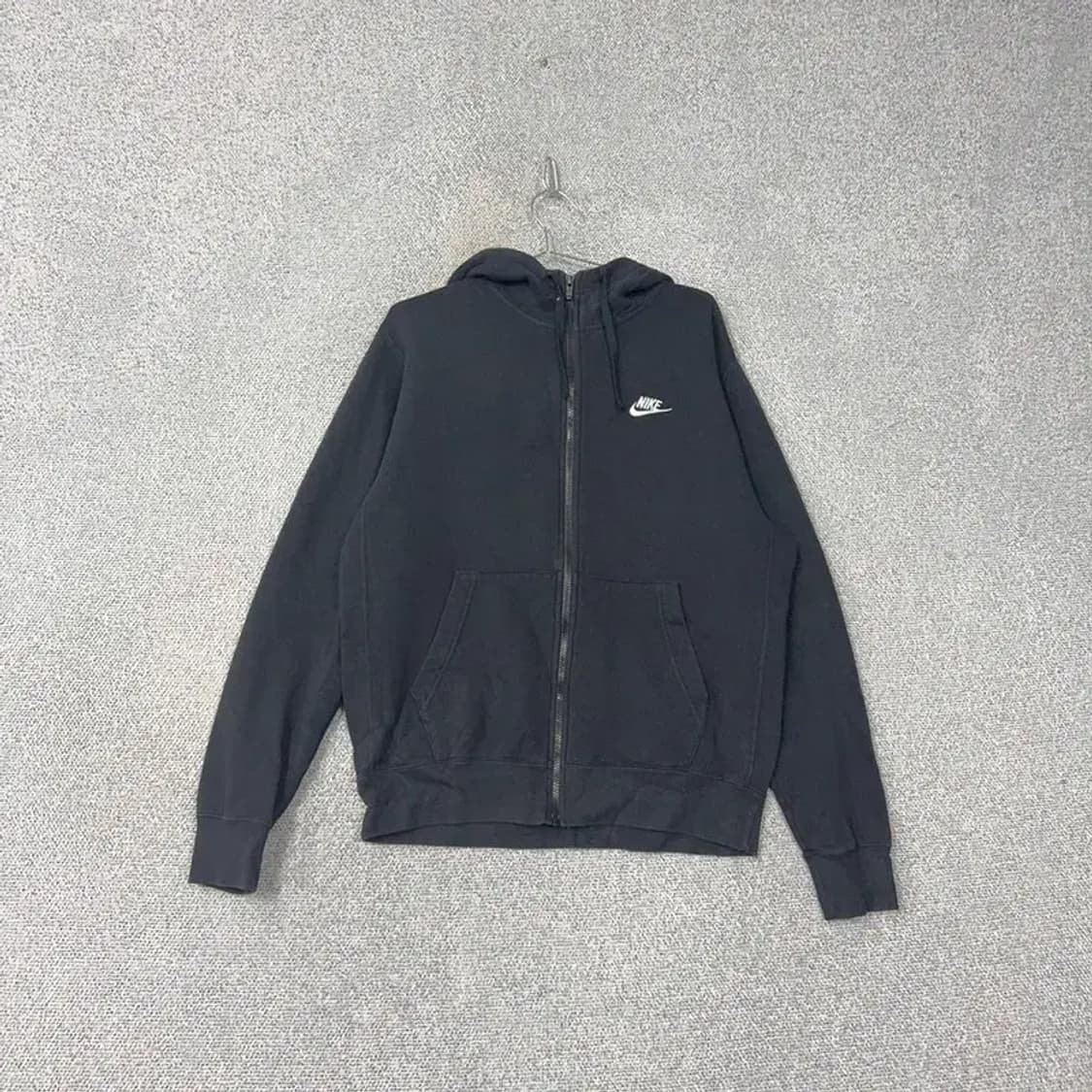 나이키 로고 스우시 블랙 후드집업 M 상품이미지1