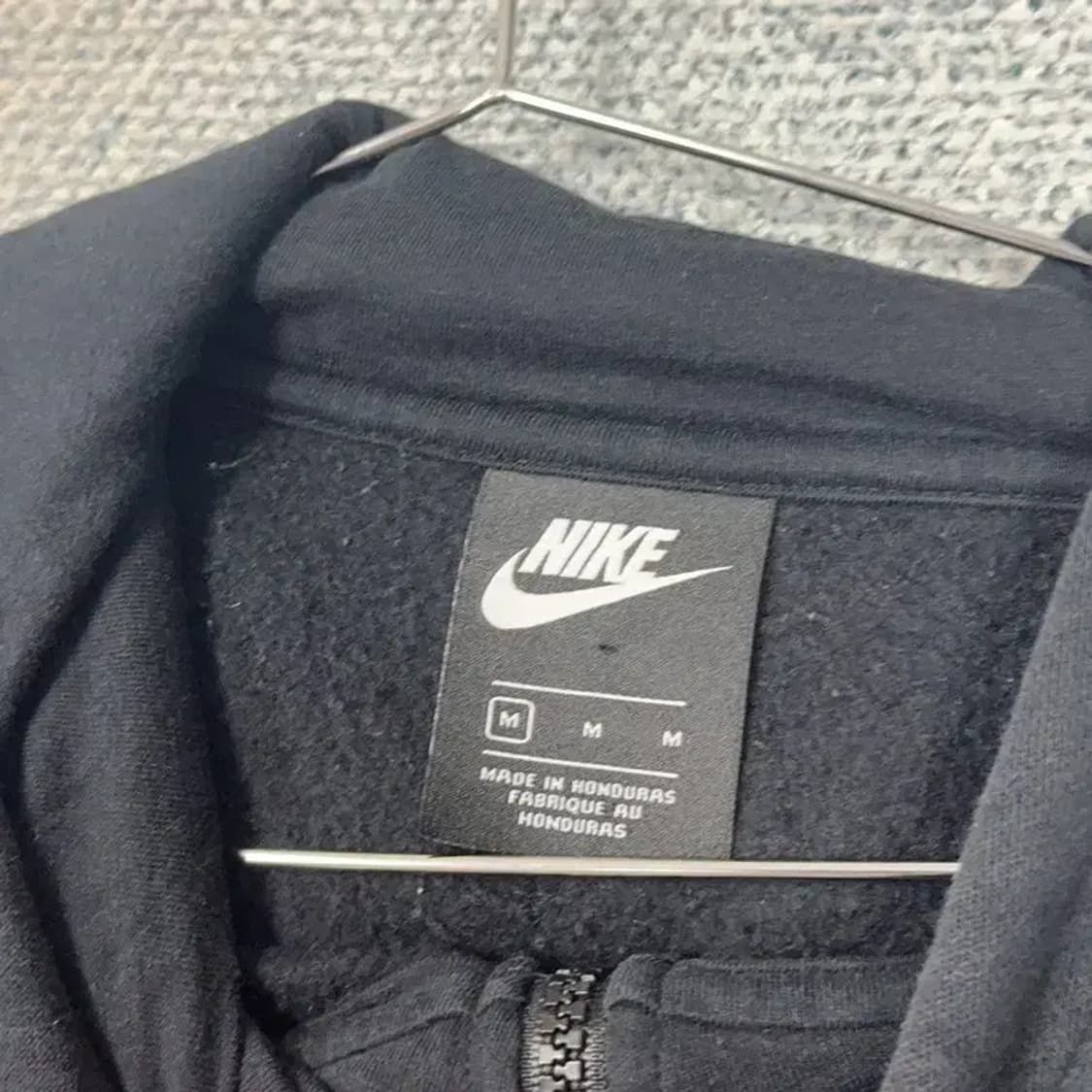 나이키 로고 스우시 블랙 후드집업 M 상품이미지3
