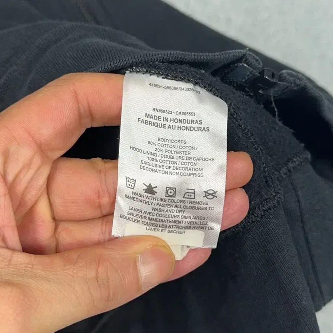 나이키 로고 스우시 블랙 후드집업 M 상품이미지4