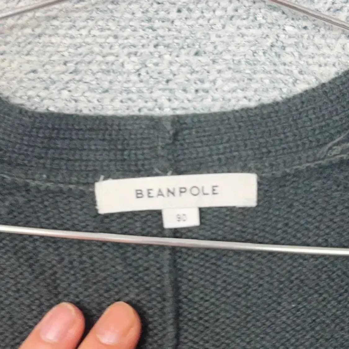 빈폴 블랙 빅사이즈 캐시미어 울 니트 브이넥 원피스 S 상품이미지3