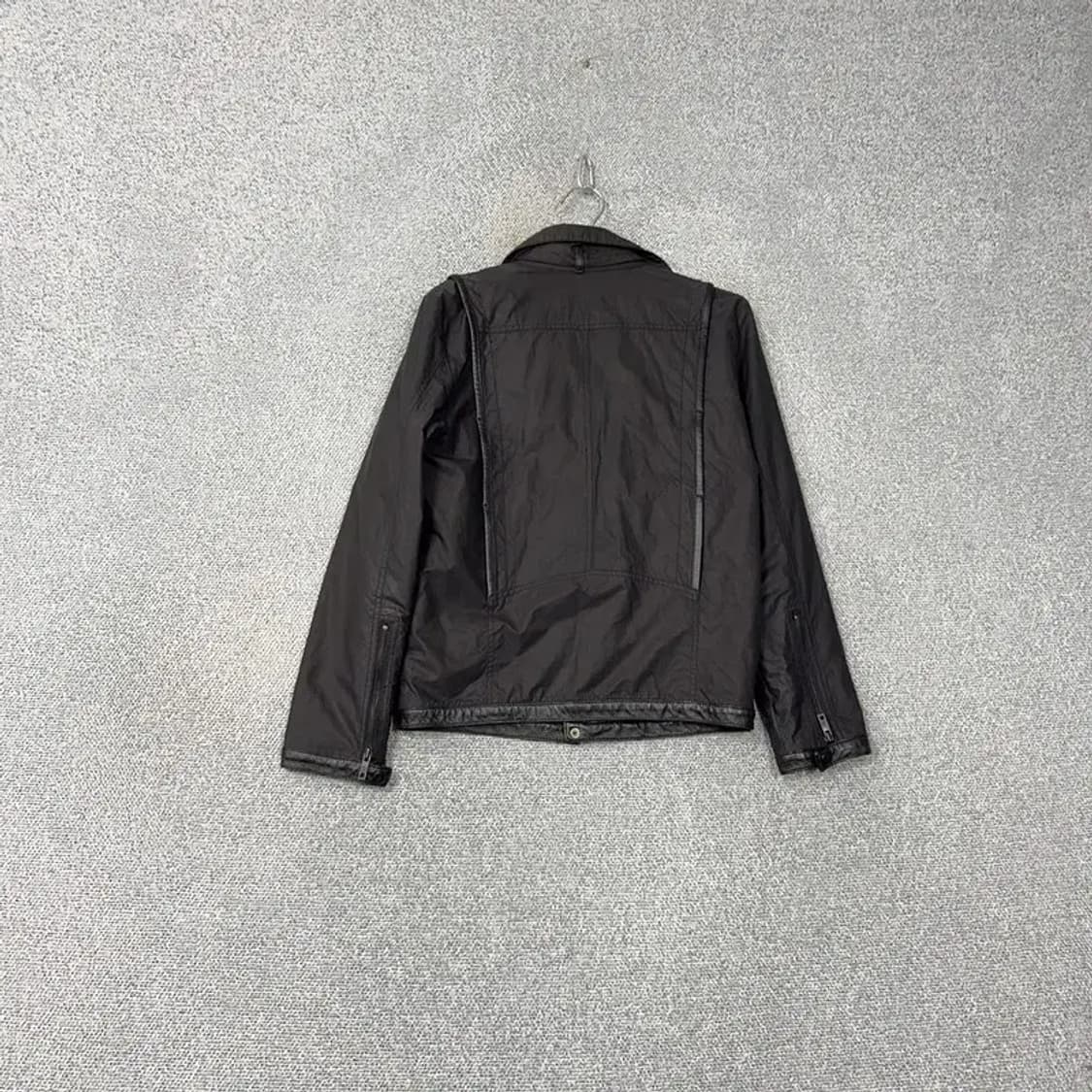 본 BON 남성 블랙 빈티지 레더 포인트 자켓 95 상품이미지2