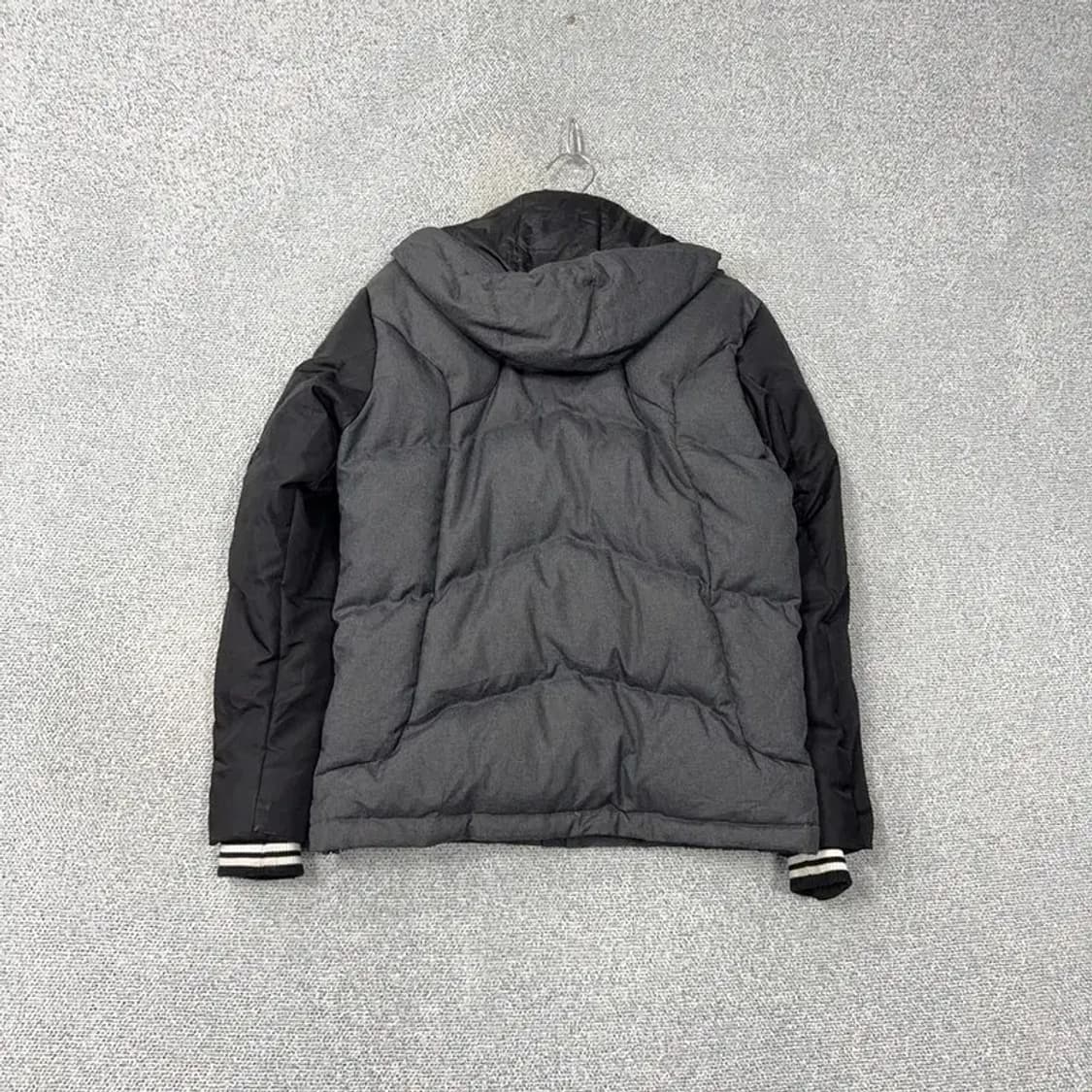 윌슨 그레이 단가라 캐주얼 오리털 덕다운 패딩 100 상품이미지2