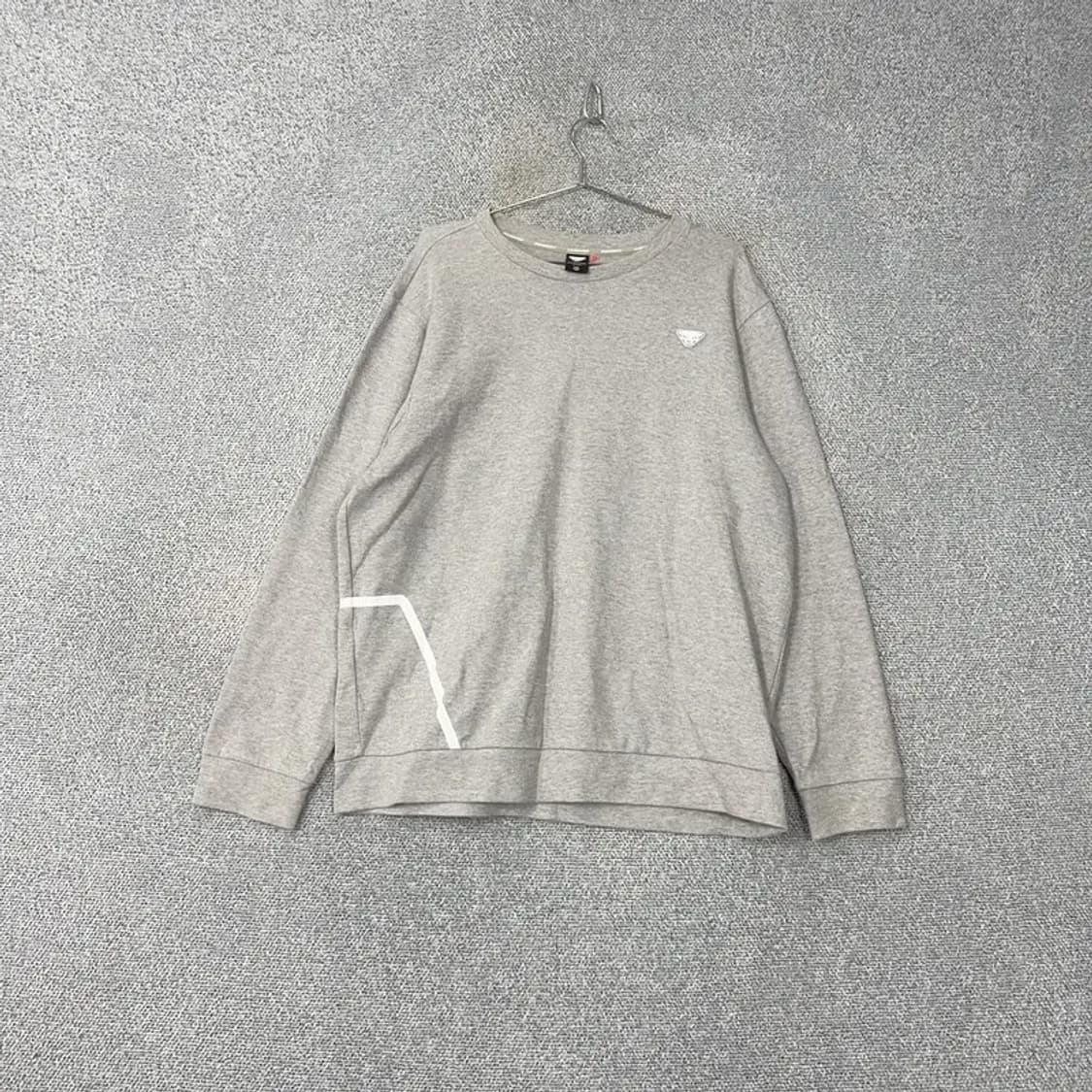 다이나핏 라이트 그레이 캐주얼 로고 남성 맨투맨 2XL 상품이미지1