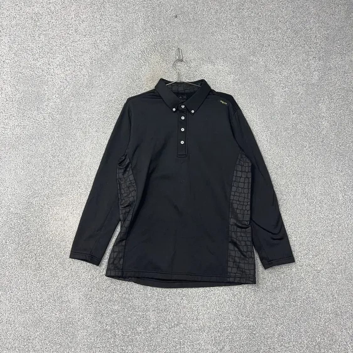 아디다스 블랙 퀄팅 남성 기능성 골프 카라티 XL 상품이미지1