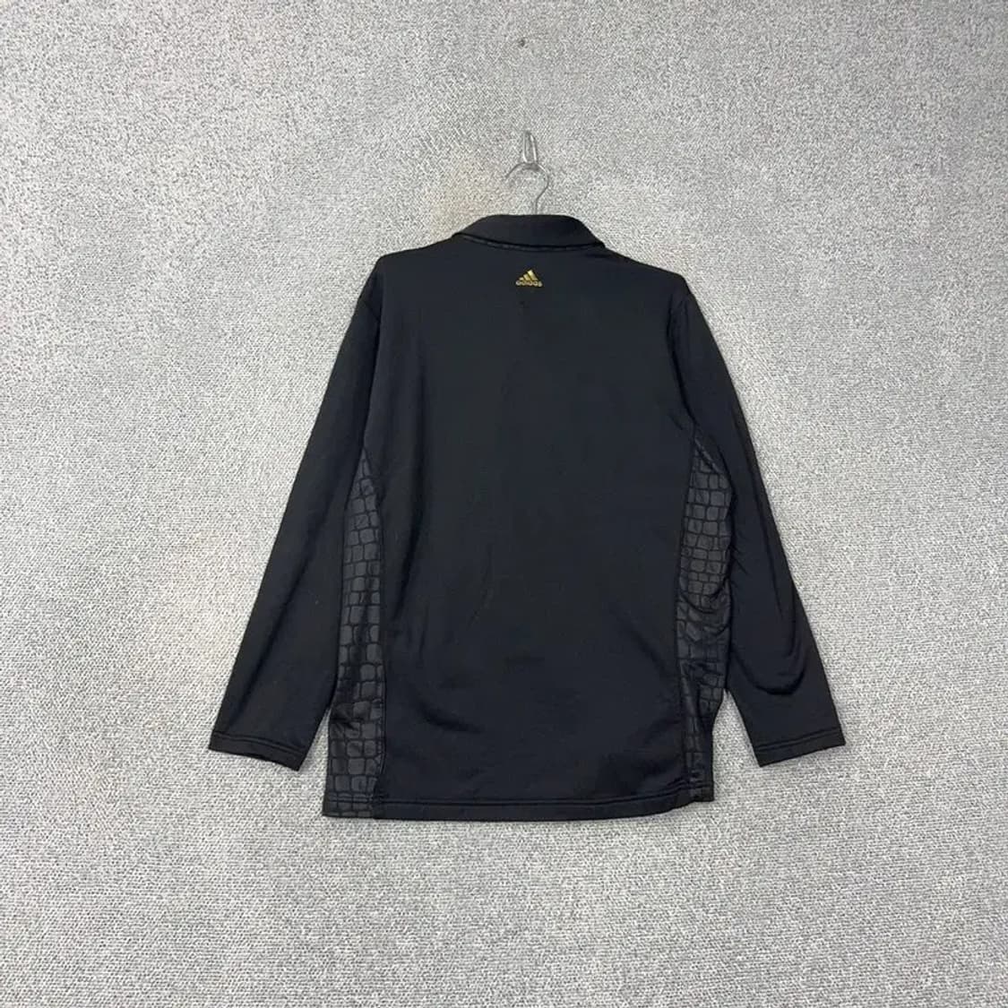 아디다스 블랙 퀄팅 남성 기능성 골프 카라티 XL 상품이미지2