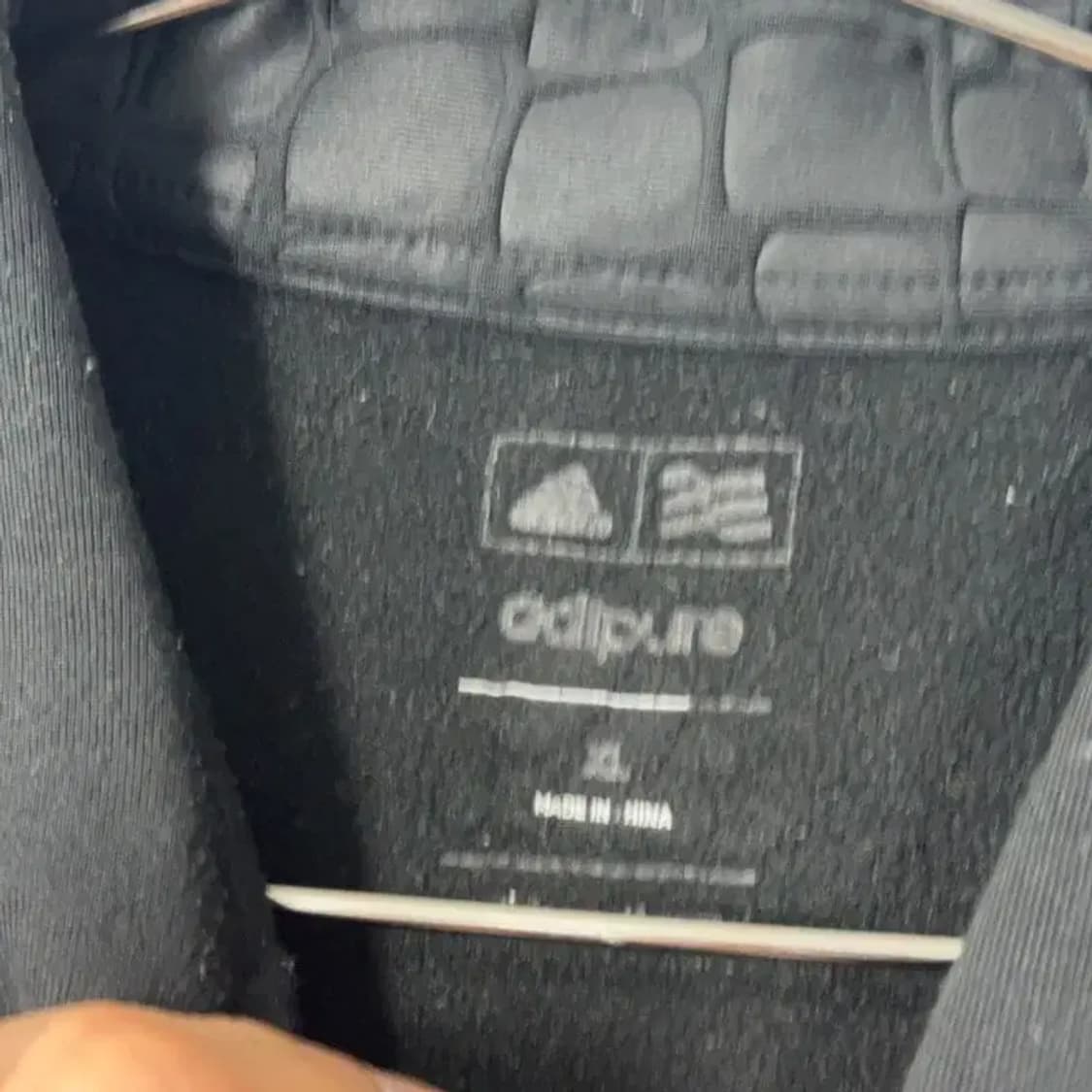 아디다스 블랙 퀄팅 남성 기능성 골프 카라티 XL 상품이미지4