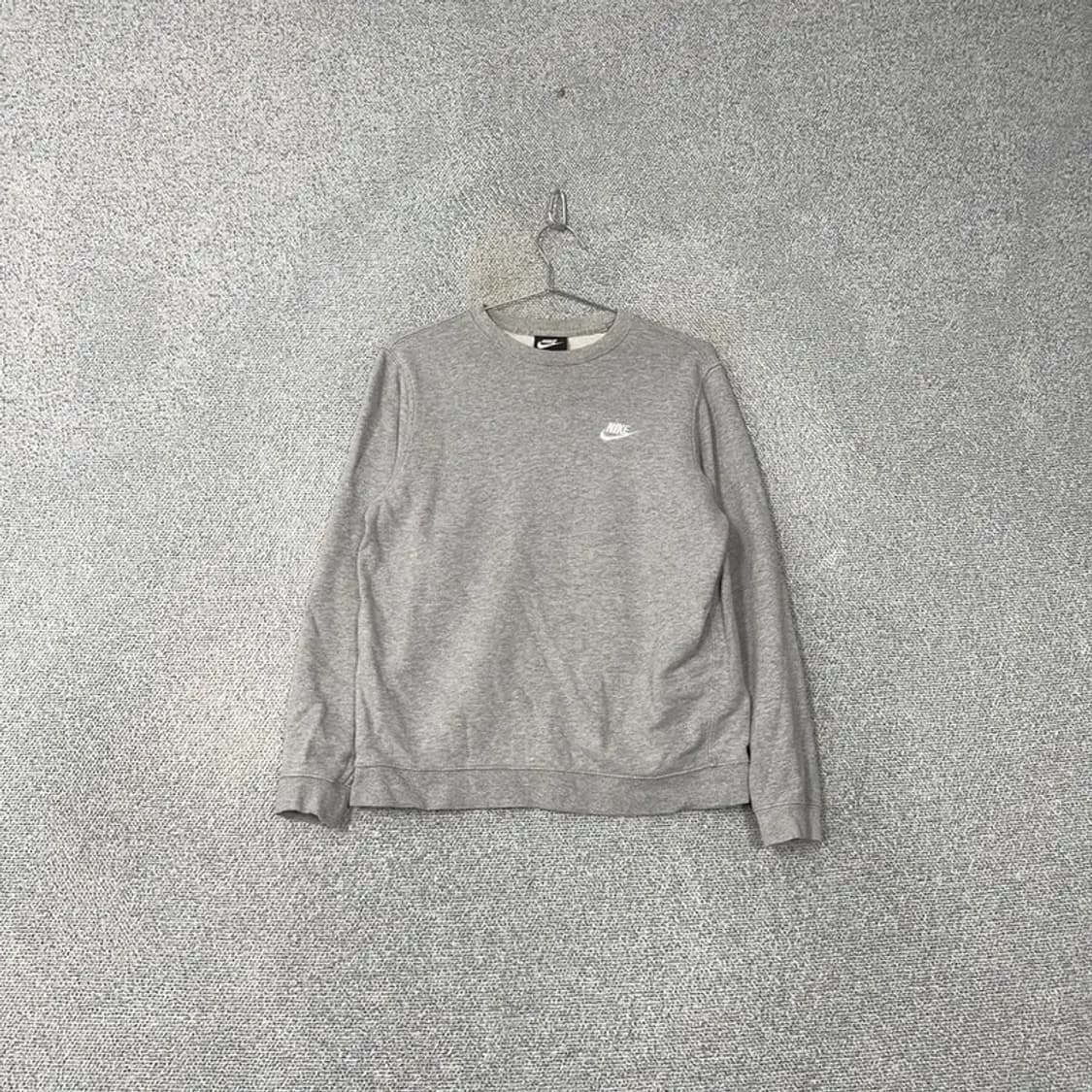나이키 로고 스우시 그레이 캐주얼 맨투맨 M 상품이미지1