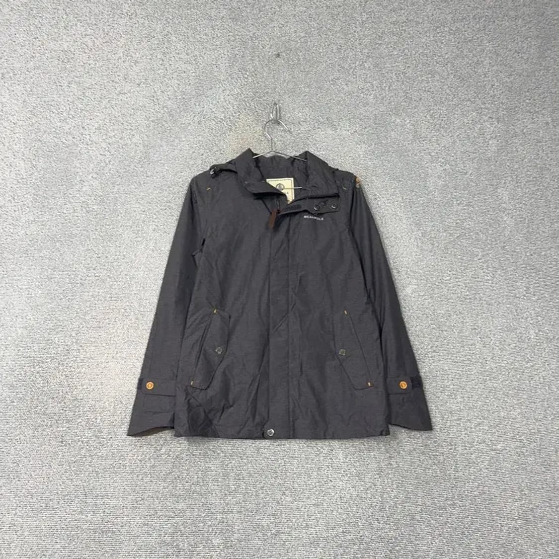 빈폴 아웃도어 로고 여성 그레이 기능성 바람막이 윈드자켓 90 상품이미지1