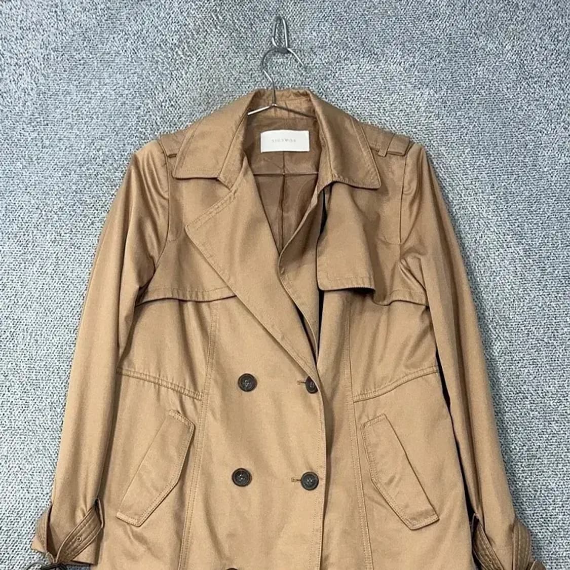 쉬스미스 여성 캐주얼 클래식 트렌치코트 66-77 상품이미지3