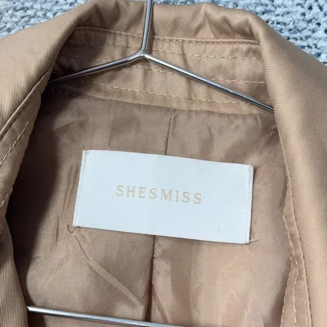 쉬스미스 여성 캐주얼 클래식 트렌치코트 66-77 상품이미지5