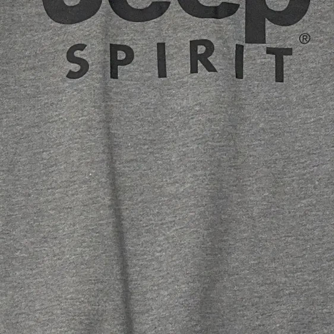 지프 스피릿 로고 프린팅 그레이 맨투맨 S 상품이미지4