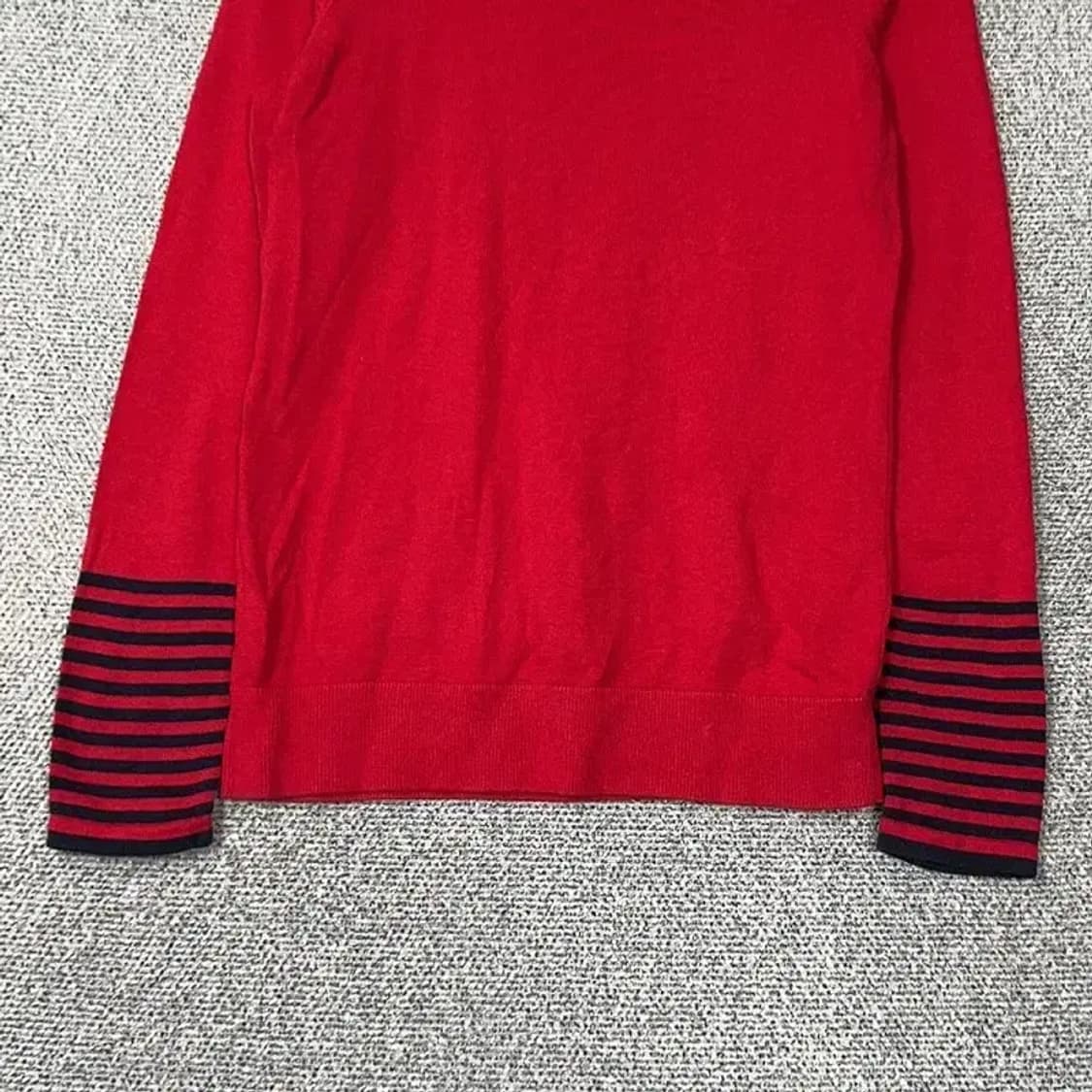 노티카 캐주얼 레드 니트 S 상품이미지4