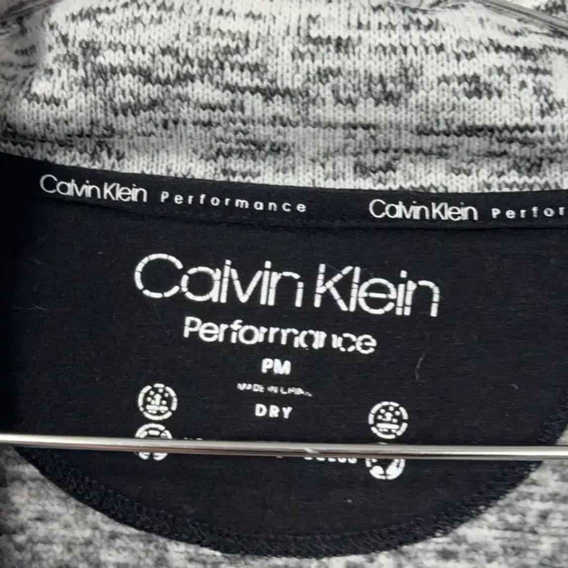 캘빈클라인 퍼포먼스 그레이 집업 져지 M 상품이미지4