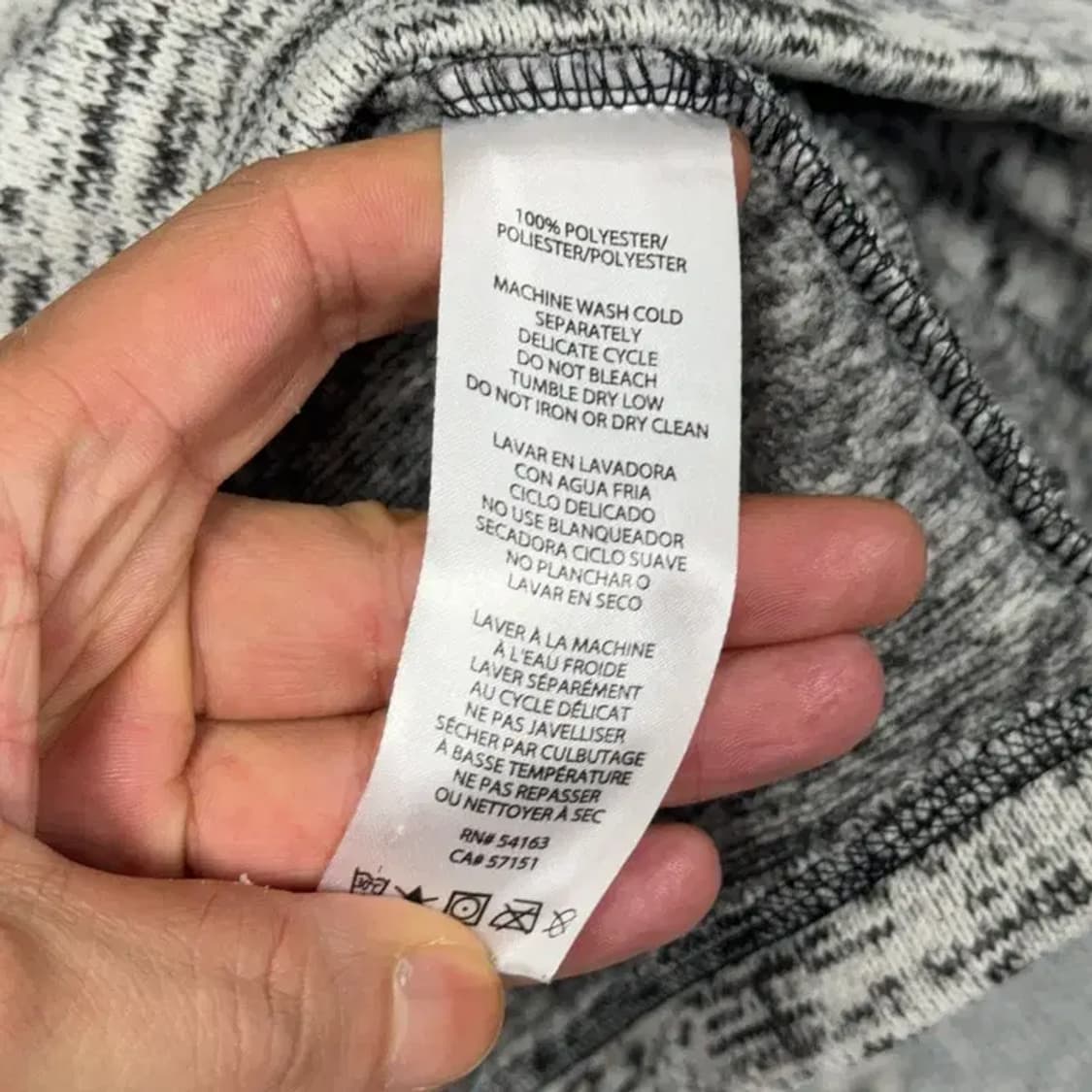 캘빈클라인 퍼포먼스 그레이 집업 져지 M 상품이미지5