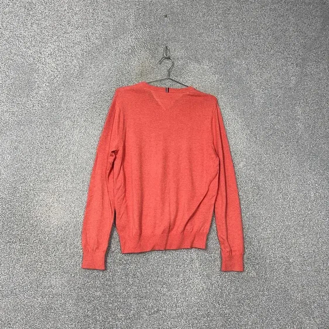 타미힐피거 브이넥 코랄 니트 XS 상품이미지2