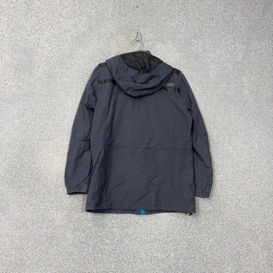디스커버리 포켓 네이비 바람막이 자켓 100 상품이미지2