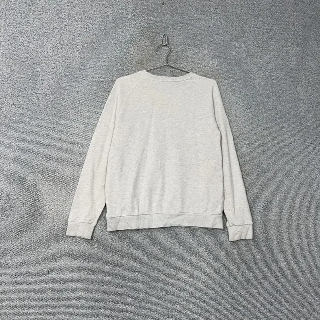 지프 프린팅 로고 그레이 맨투맨 S 상품이미지2