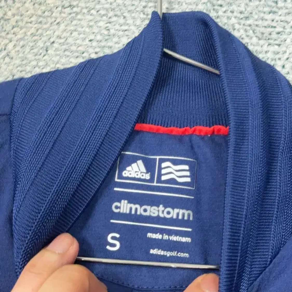 아디다스 패치 로고 네이비 스타디움 자켓 S 상품이미지3