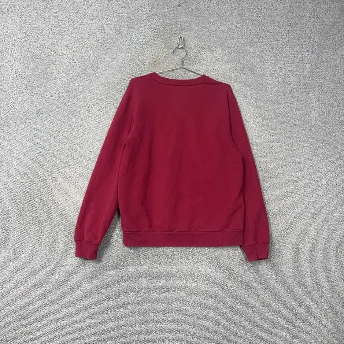 지프 와인 버건디 성조기 로고 맨투맨 100 상품이미지2