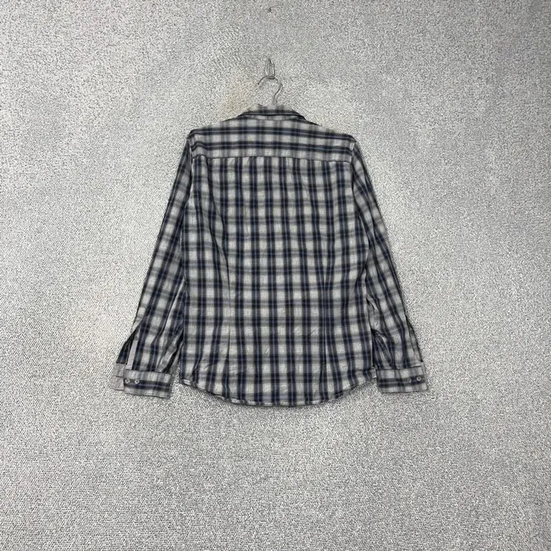 캘빈클라인 캐주얼 투포켓 플란넬 체크 남방 셔츠 S 상품이미지2