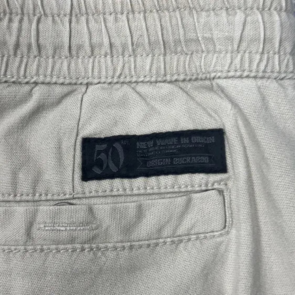 버커루 캐주얼 연베이지 밴딩 면바지 코튼팬츠 30 상품이미지5