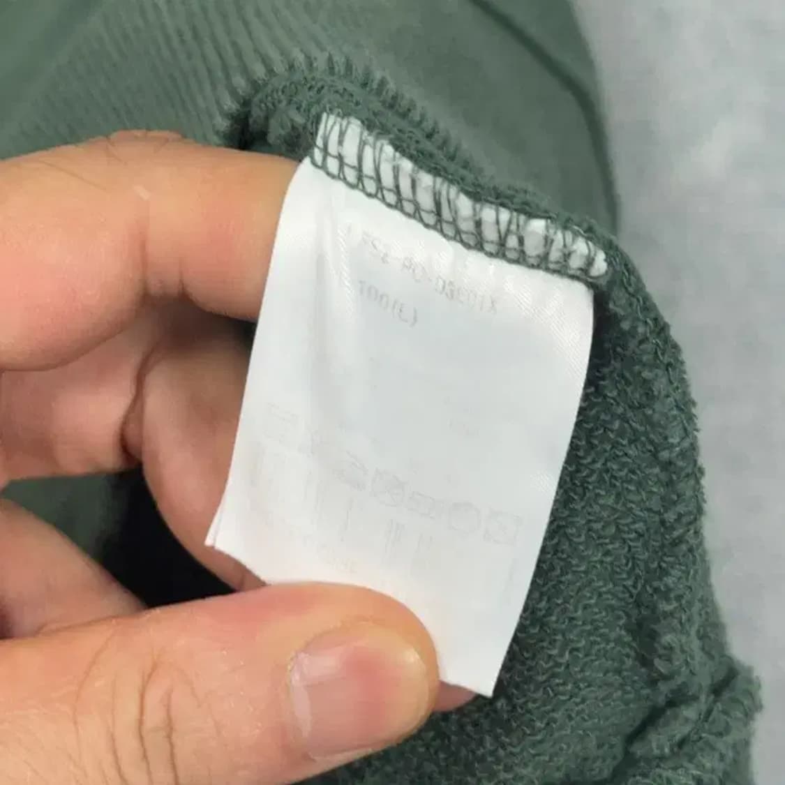 휠라 카키 로고 백프린팅 캐주얼 남성 맨투맨 L 상품이미지4