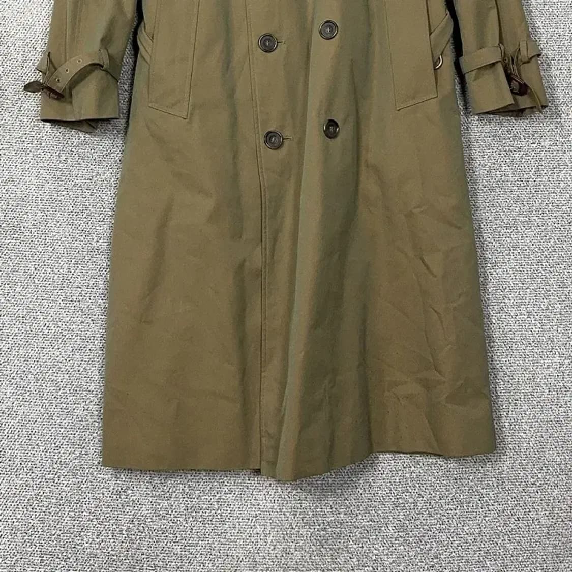 닥스 카키 클래식 빈티지 트렌치코트 FREE 상품이미지4