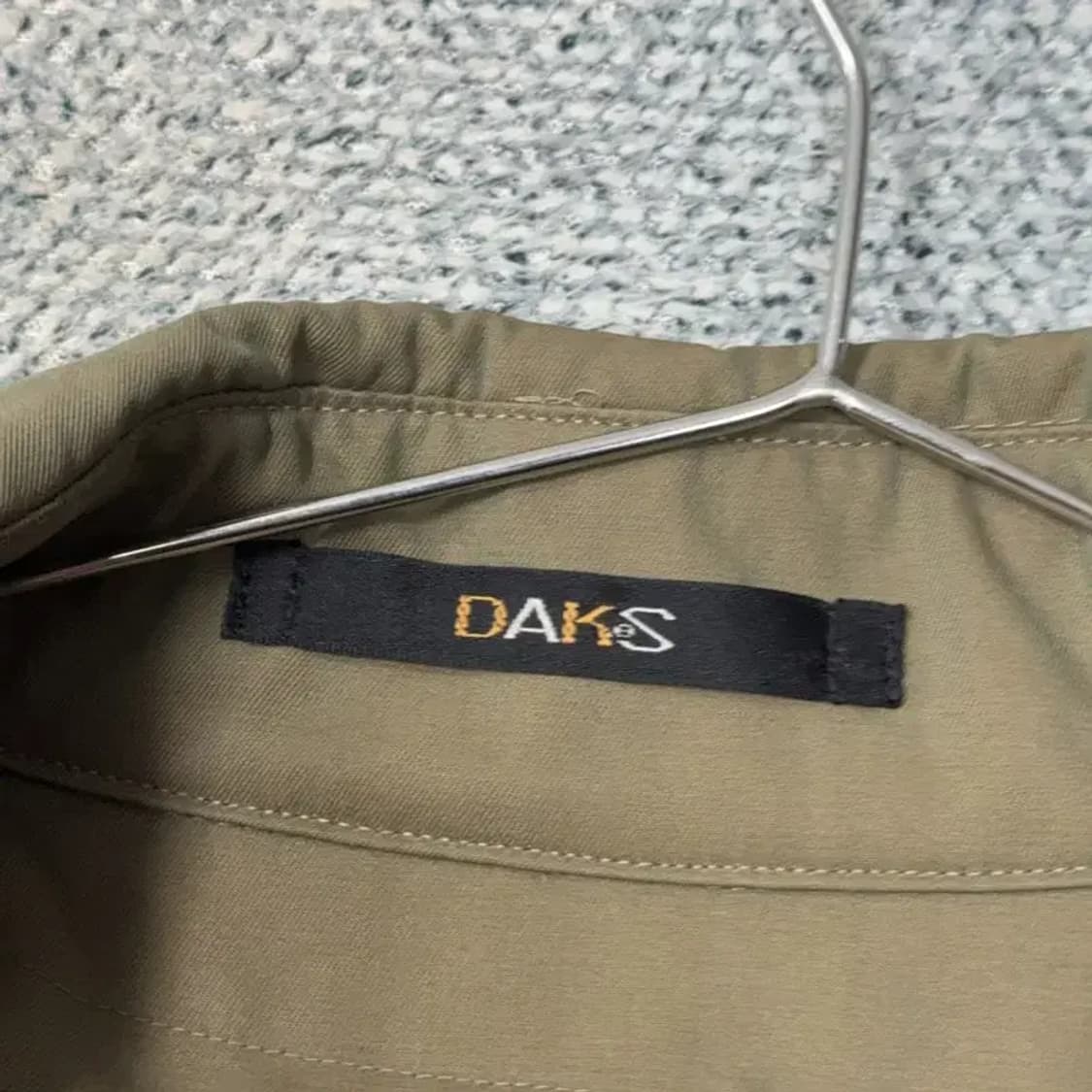 닥스 카키 클래식 빈티지 트렌치코트 FREE 상품이미지5