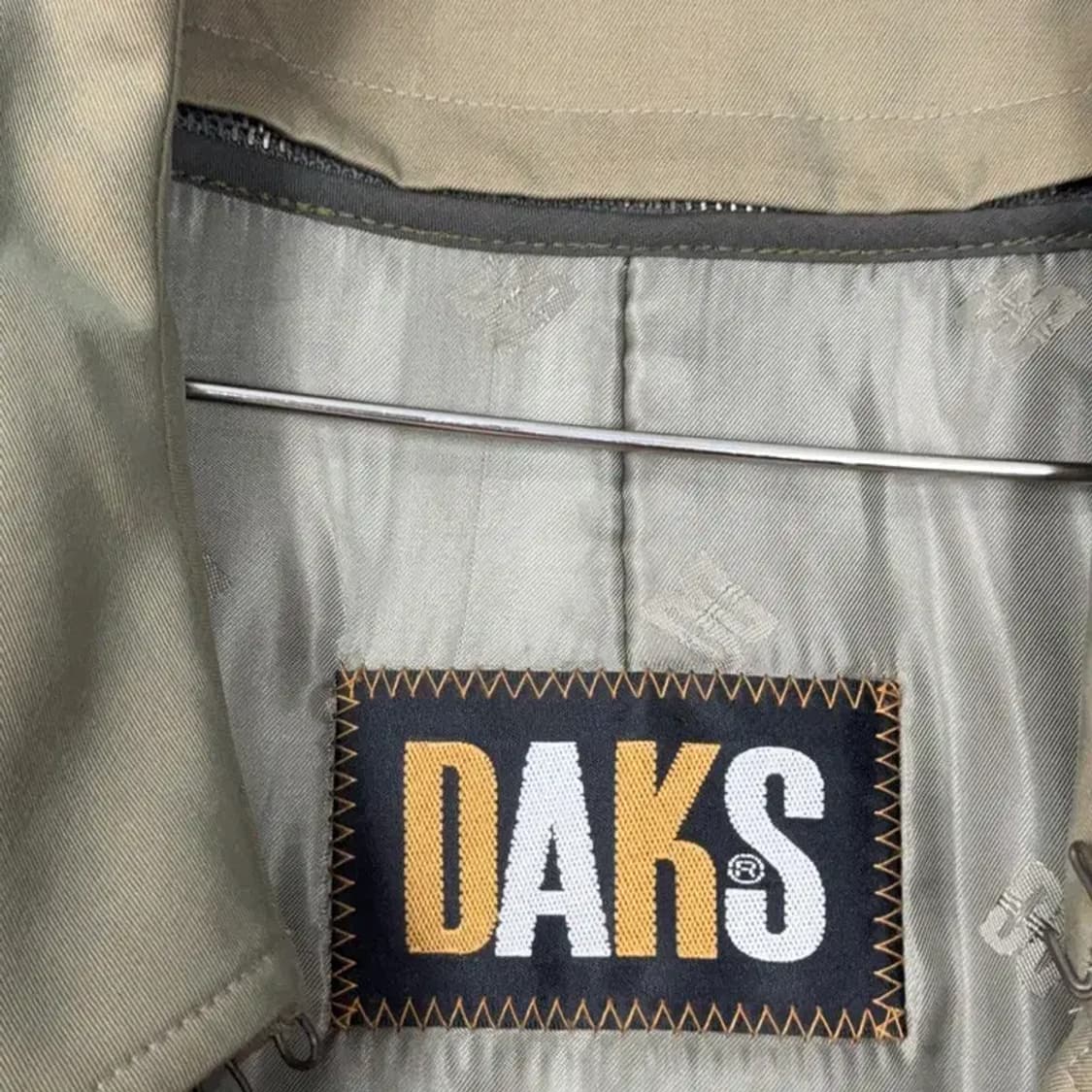 닥스 카키 클래식 빈티지 트렌치코트 FREE 상품이미지6