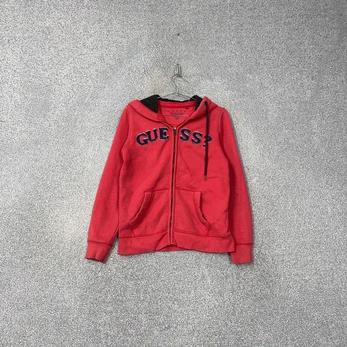 게스 스펠 로고 빈티지 여성 후드집업 S 상품이미지1