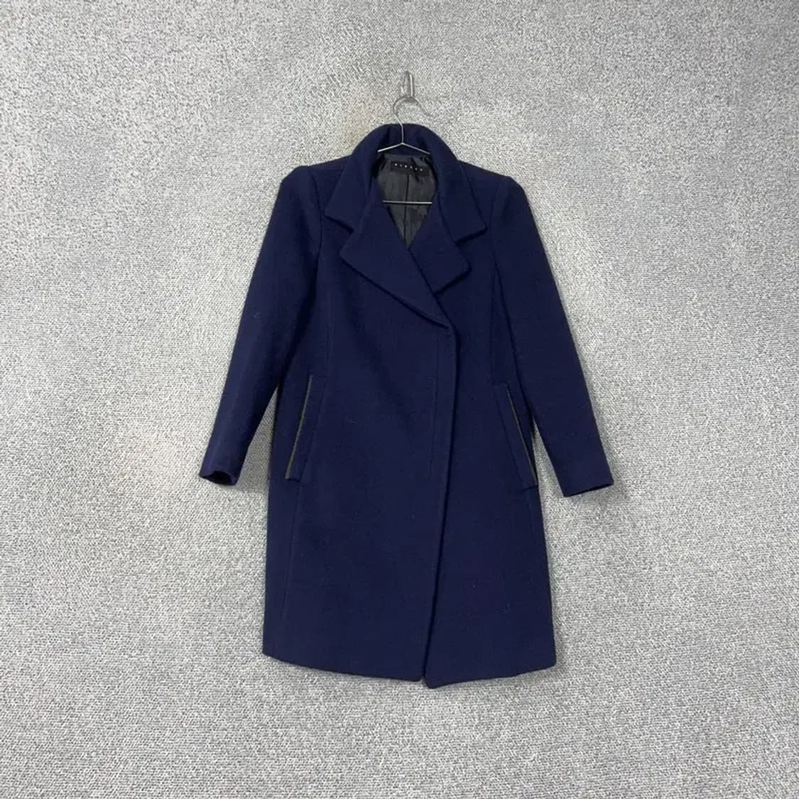 시슬리 블루 톤 여성 클래식 울 코트 42 상품이미지1