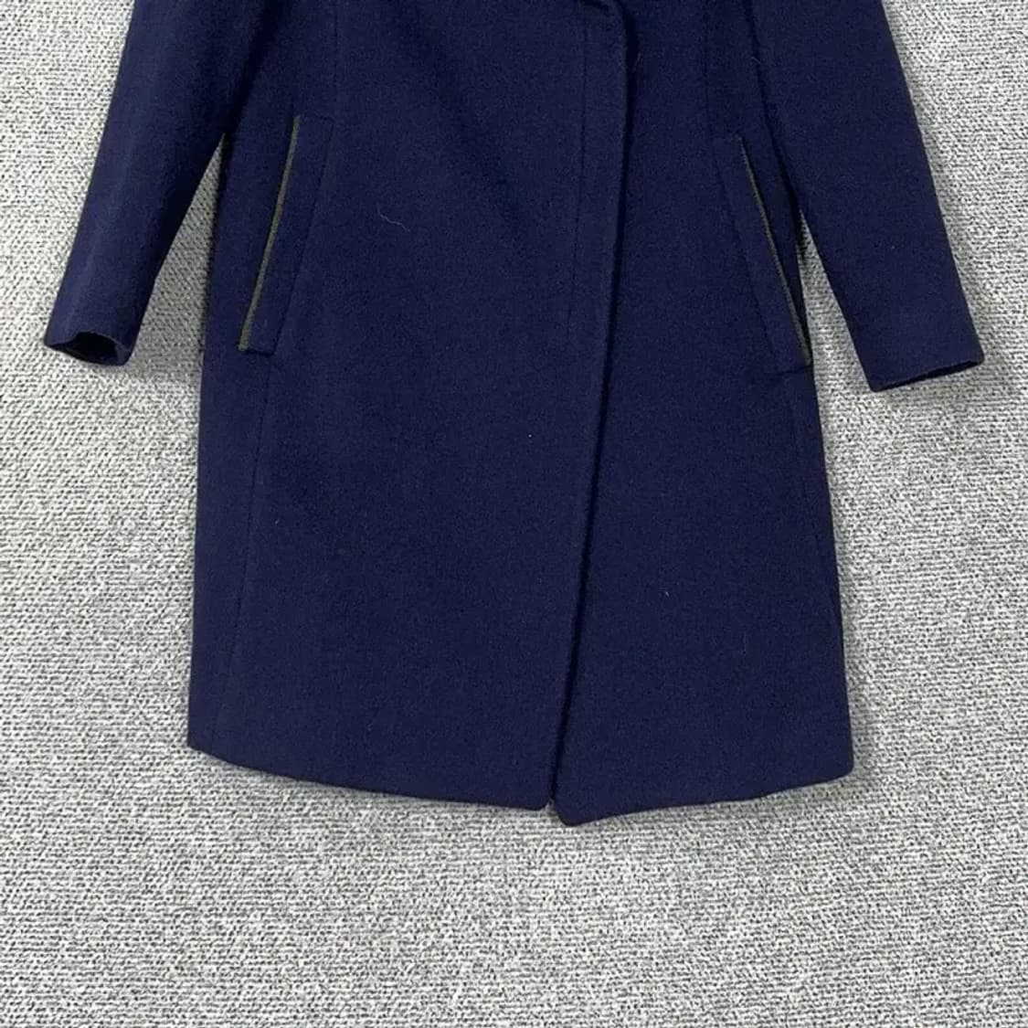 시슬리 블루 톤 여성 클래식 울 코트 42 상품이미지4