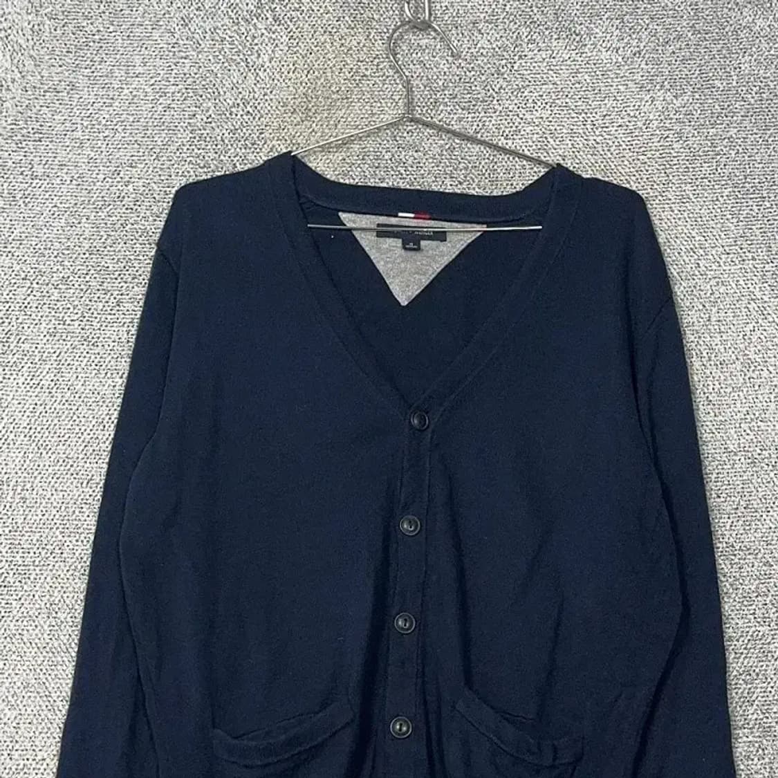 타미힐피거 코튼 네이비 가디건 M 상품이미지3