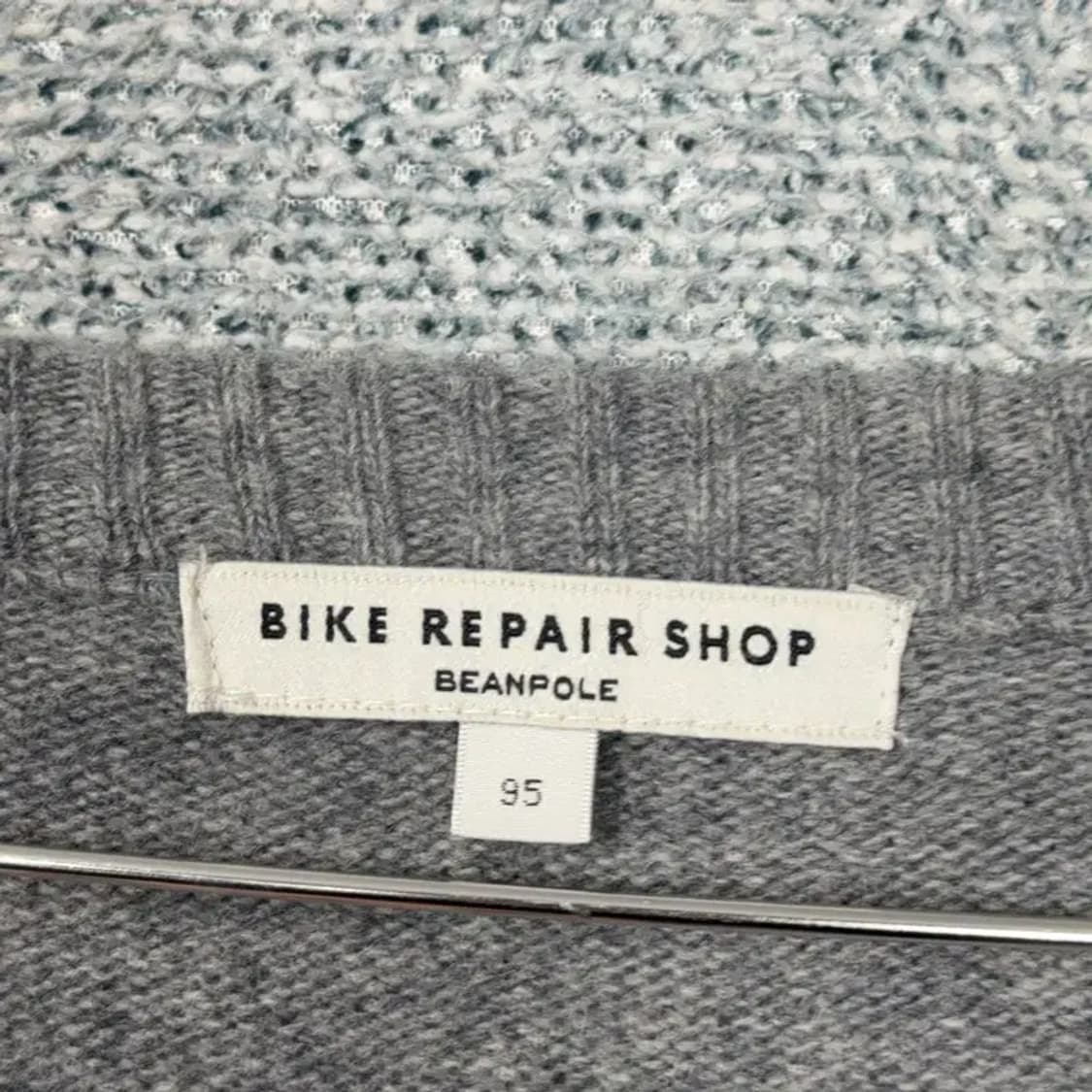 빈폴 그레이 패턴 가디건 95 상품이미지3