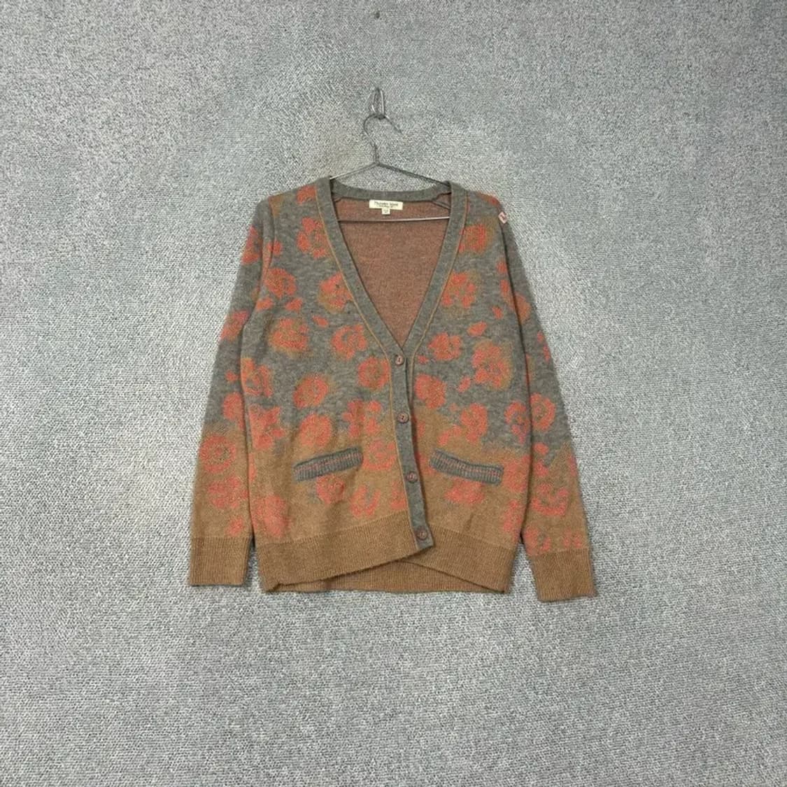 써스데이아일랜드 플라워 패턴 가디건 85 상품이미지1