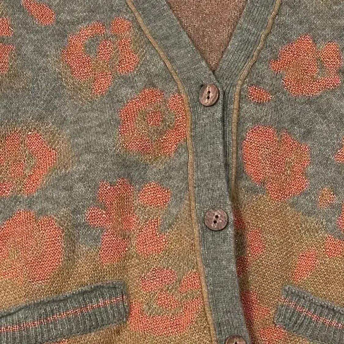 써스데이아일랜드 플라워 패턴 가디건 85 상품이미지5