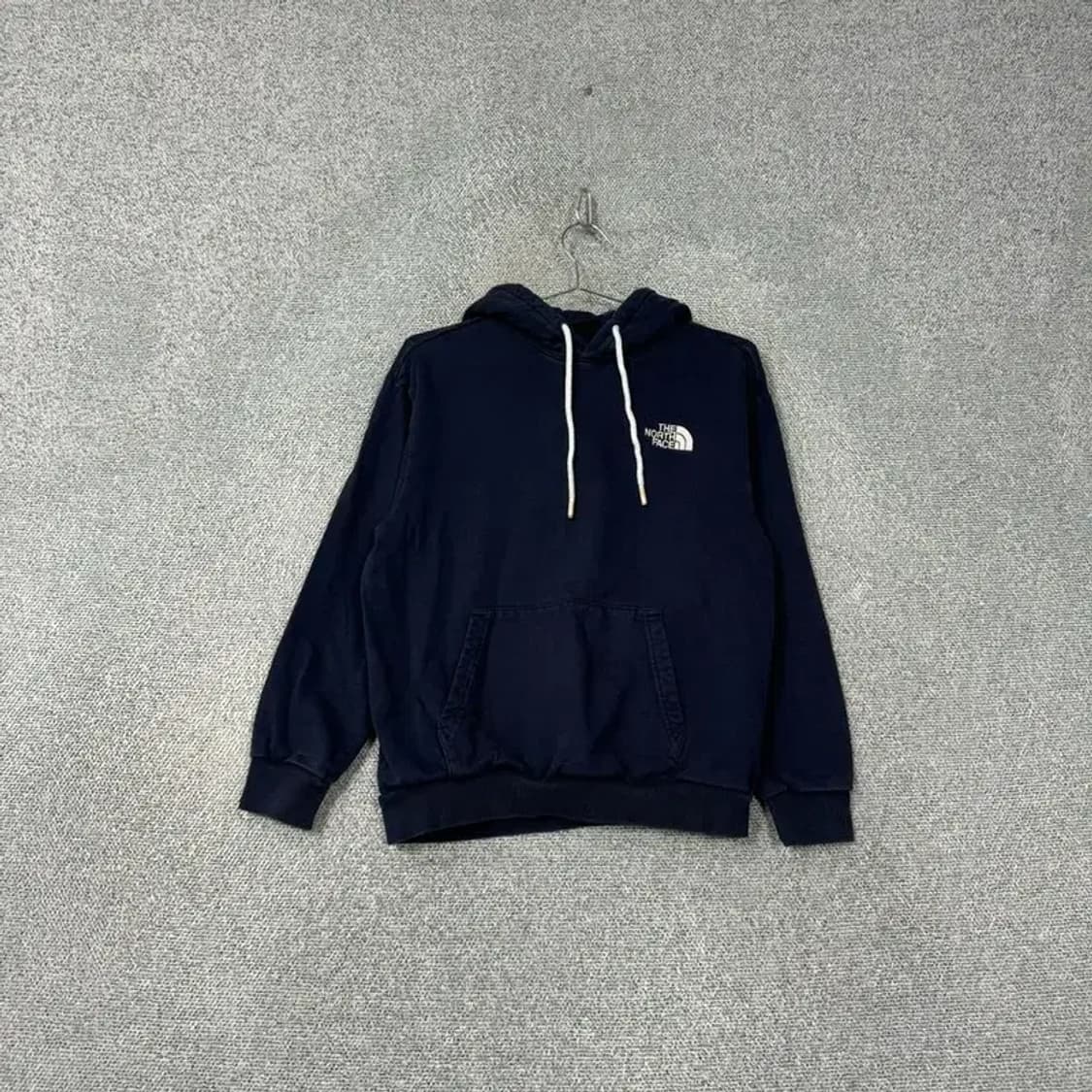노스페이스 로고 네이비 후드티 S 상품이미지1