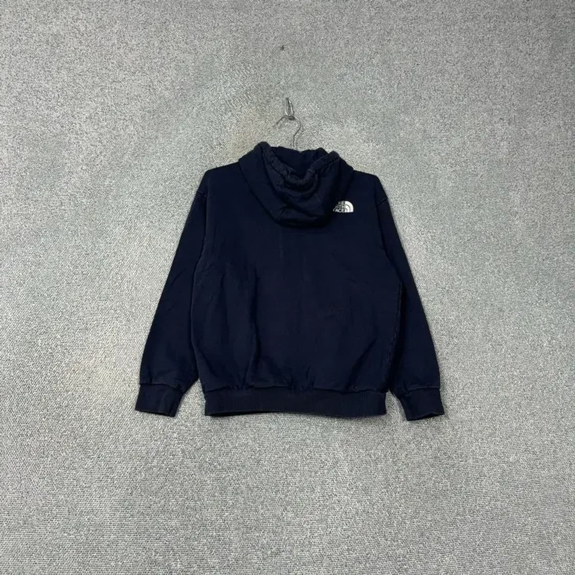 노스페이스 로고 네이비 후드티 S 상품이미지2