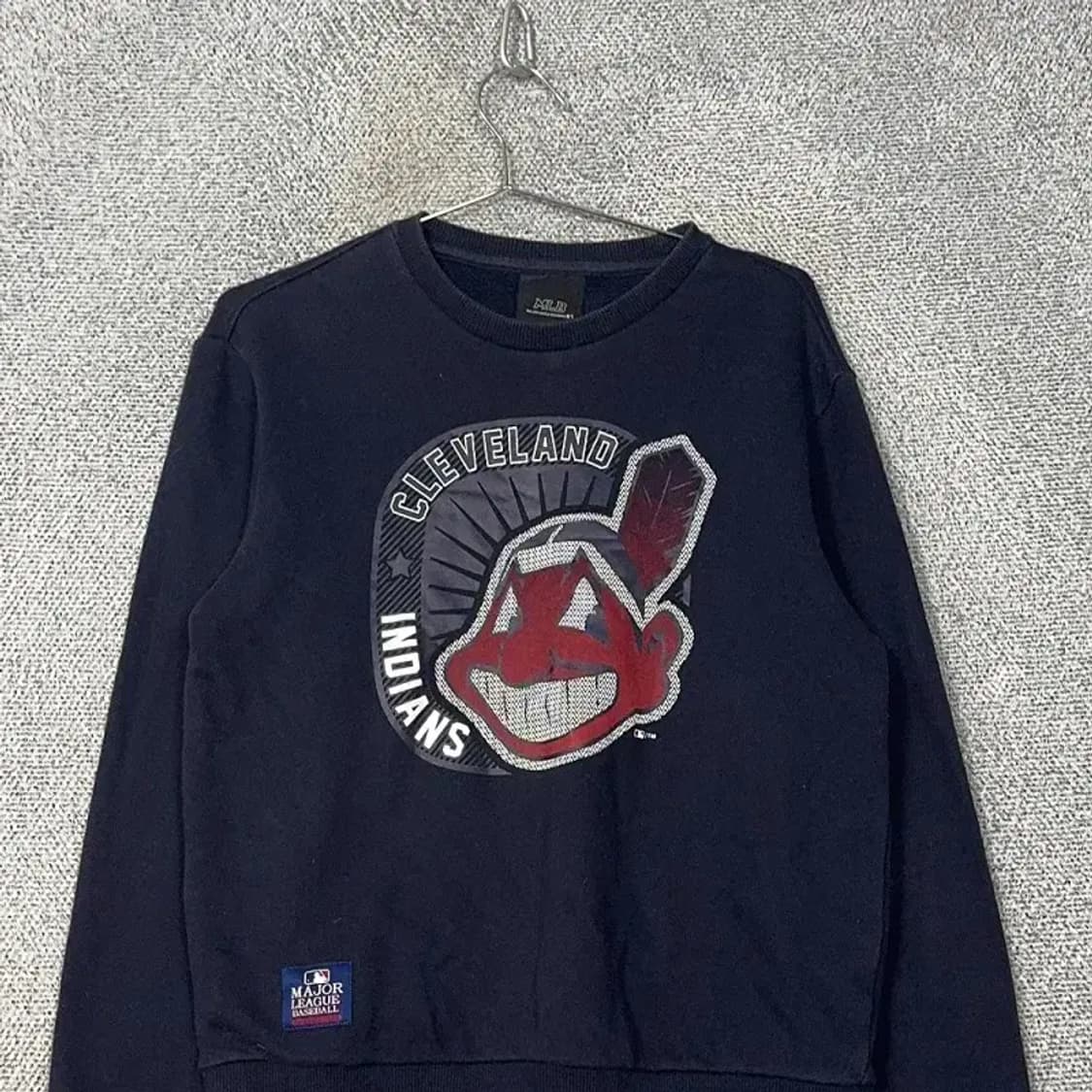 MLB 인디애나 네이비 맨투맨 95 상품이미지3