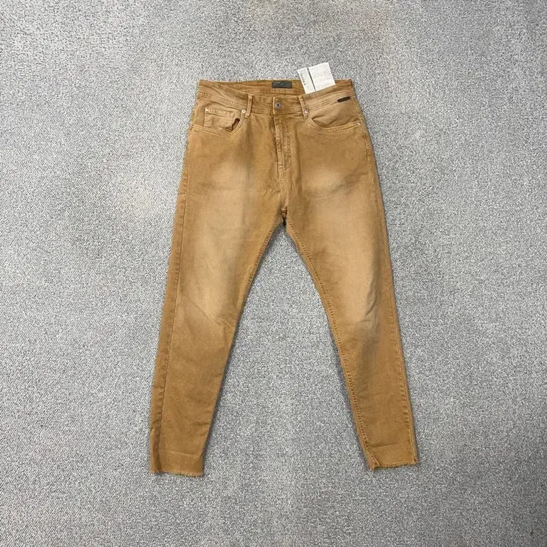 자라 브라운 워싱 데님 청바지 31 상품이미지1