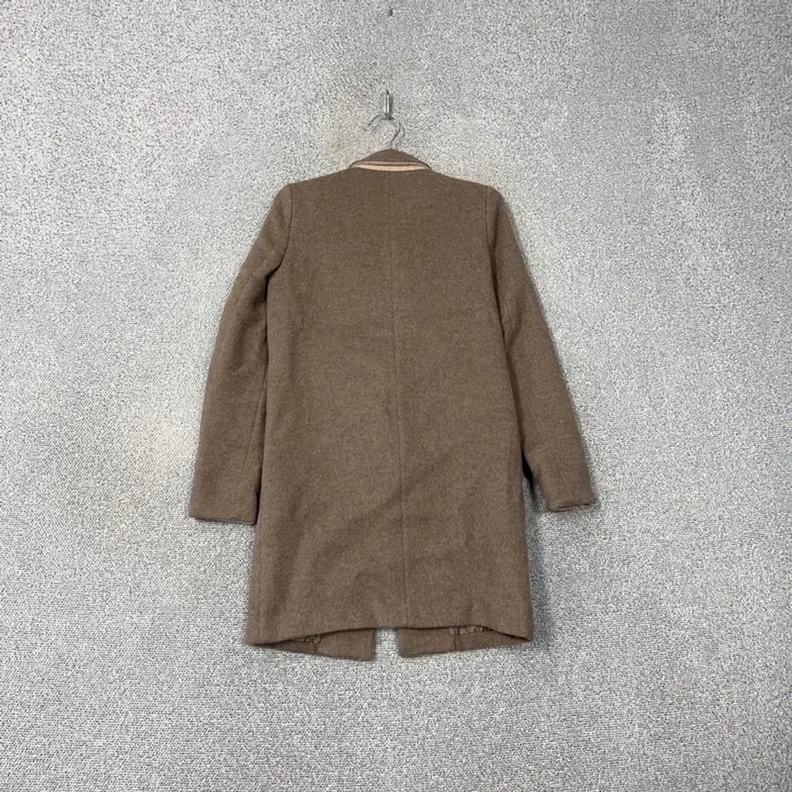 시슬리 여성 브라운 울 코트 42 상품이미지2
