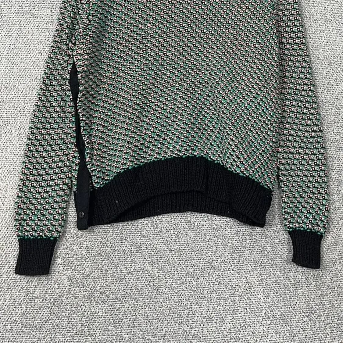 COS 코스 그린 패턴 니트 XS 상품이미지4